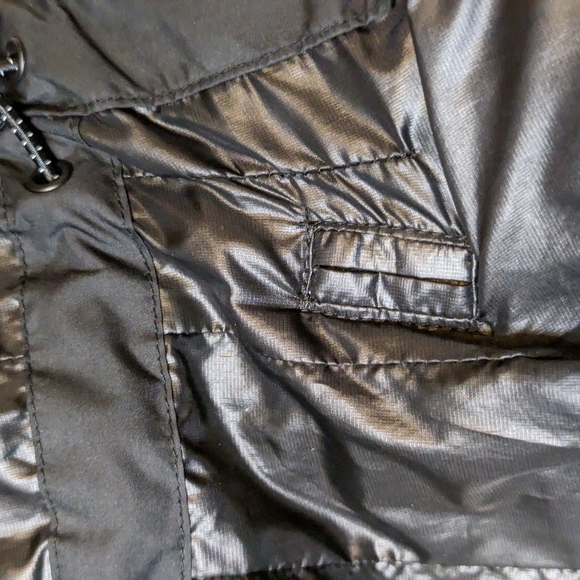 Athleta Black Long Puffer Parka - Picture 11 of 15